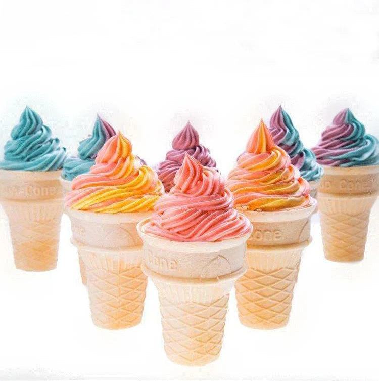 Commercial Ice Cream Maker, 16-18L/H Yield, 1200W Countertop Soft Serve Machine with 6L Hopper 3.6L Cylinder price for sale