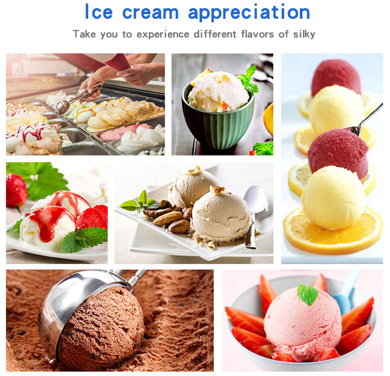 Commercial Ice Cream Machine 220V Hard Ice Cream Maker Countertop Gelato Machine For business Use 20 Liter/Hour