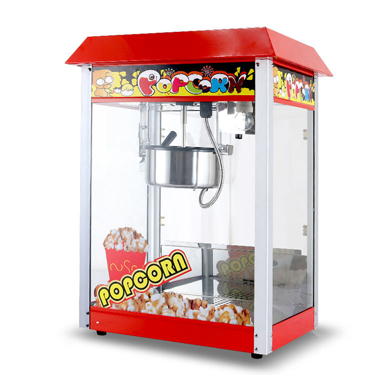 Commercial Popcorn Machine Electric Popcorn vending machine  automatic Theater Style popcorn making machine
